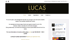 Desktop Screenshot of lucasmanagement.com.au